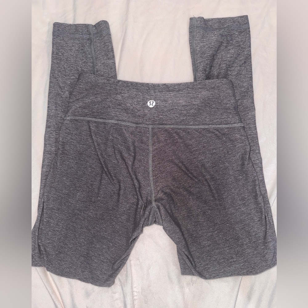 Lululemon Grey Wunder Under Leggings